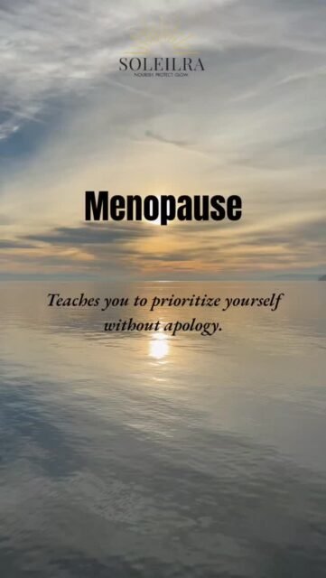 #soleilraskincare #menopause #selfreflectionsunday