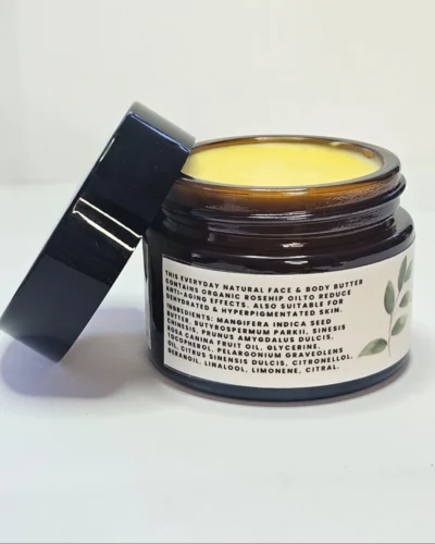 Hydrate & Nourish Face Body Butter with Organic Rosehip Oil